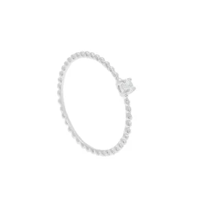 By Jollia Bague fine solitaire (argent) Sale