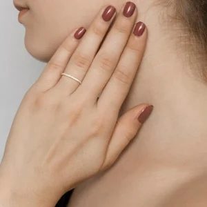 By Jollia Bague fine zircon (argent) Fashion