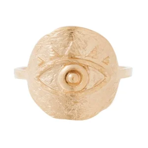 By Jollia Bague œil (plaqué or) Hot