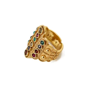 LA2L Bague Isha multi pierre Outlet