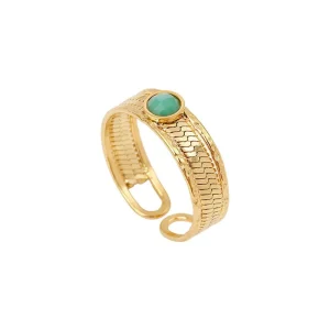 Siloé Bague pierre fine (turquoise) Clearance