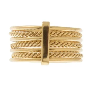 By Jollia Bague semainier (plaqué or) Clearance