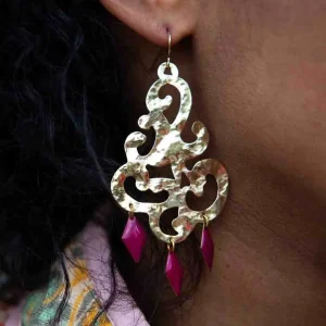 Naode Boucles barock burgundy Discount