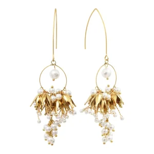 Siloé Boucles bouquet de perles Outlet