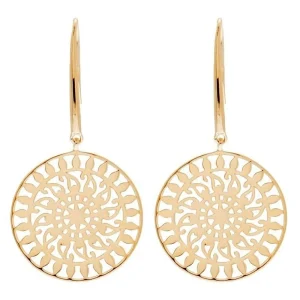 By Jollia Boucles d'oreilles Déesse (plaqué or) Fashion