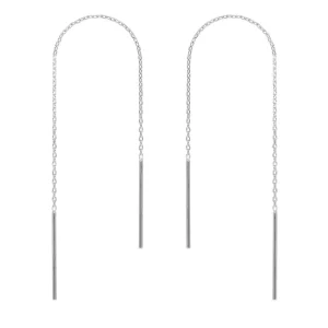 By Jollia Boucles d'oreilles pendantes chaînes (argent) Clearance