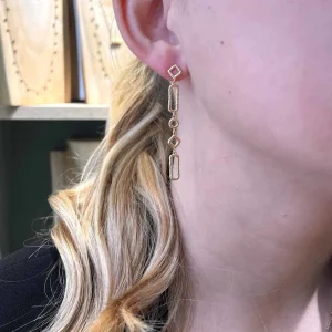 By Jollia Boucles pendantes Antique (plaqué or) Clearance