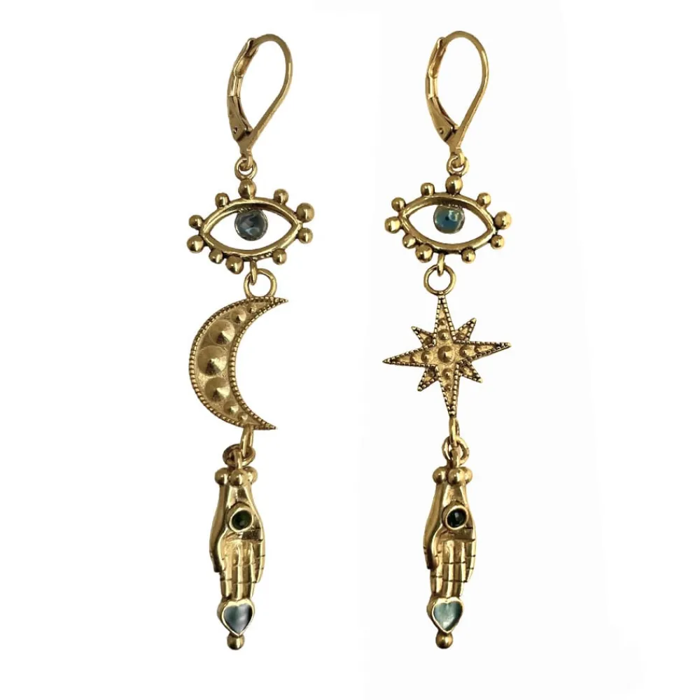 boucles_sacha_toile_lune__0.webp LA2L Boucles Sacha Étoile Lune grand modèle Best