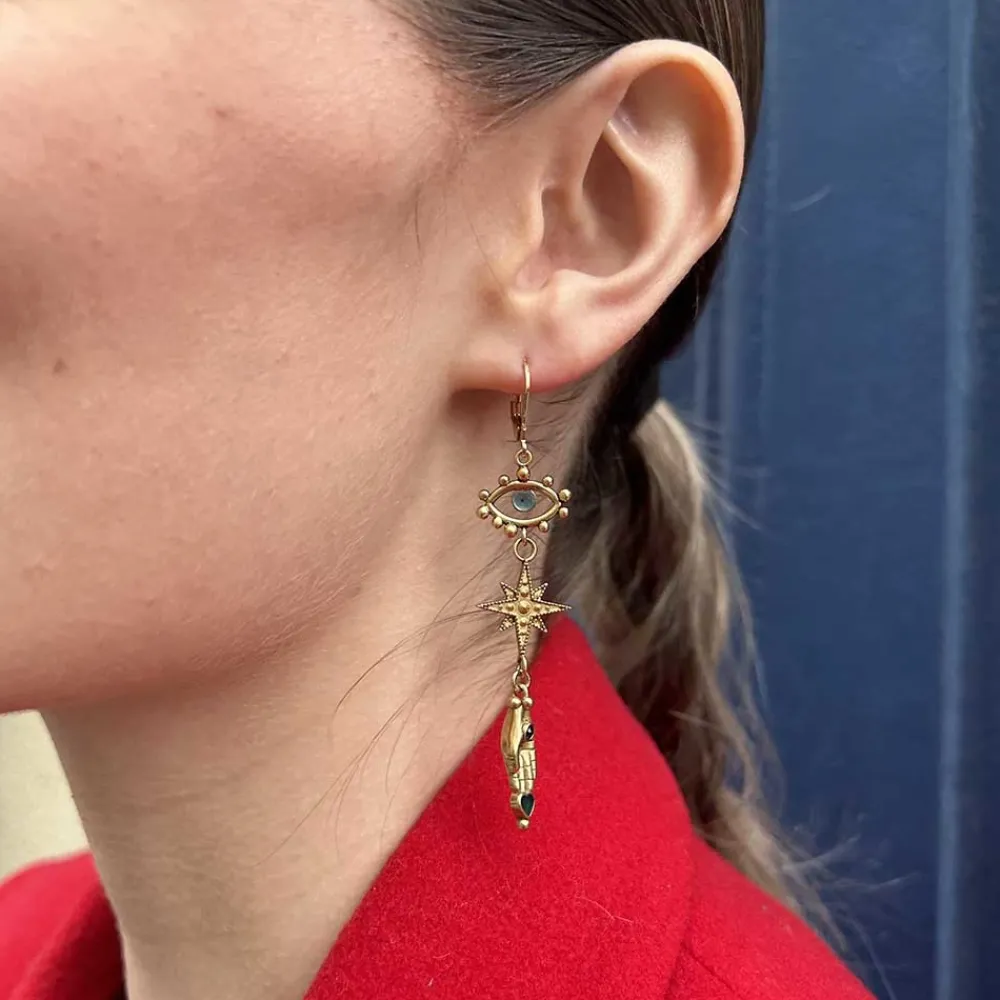 boucles_sacha_toile_lune__1.webp LA2L Boucles Sacha Étoile Lune grand modèle Best