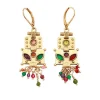 LA2L Boucles Zoe Pampilles multicolores Best