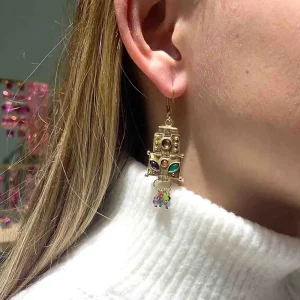 LA2L Boucles Zoe Pampilles multicolores Best