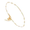 By Jollia Bracelet fin mini maillons (plaqué or) New
