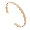 By Jollia Bracelet jonc feuille (plaqué or) Fashion