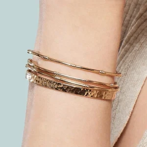 By Jollia Bracelet jonc fin (plaqué or) Best