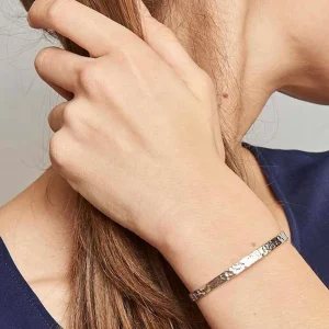 By Jollia Bracelet jonc Grace (argent rhodié) Online