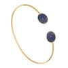Viadoli Bracelet jonc pierre plate (lapis) Online