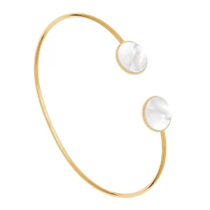 Viadoli Bracelet jonc pierre plate (nacre) Online