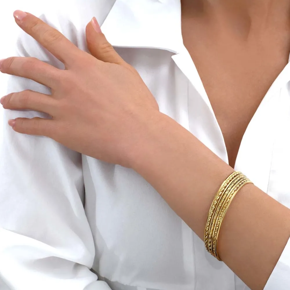 bracelet_jonc_semainier_a_1-1.webp Siloé Bracelet Jonc semainier (acier doré) Fashion