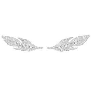 By Jollia Chemin d'oreille feuille (argent) Best