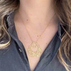 By Jollia Collier Boheme Vegetale (plaqué or) Hot