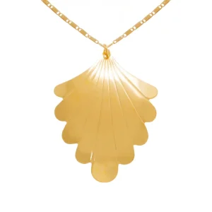 Viadoli Collier doré coquillage (doré) Discount