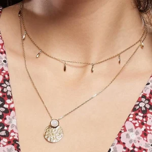 By Jollia Collier fine goutte (plaqué or) Discount