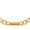Viadoli Collier maillons larges (doré) Discount