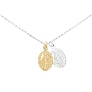 By Jollia Collier médaille madone (argent) Sale