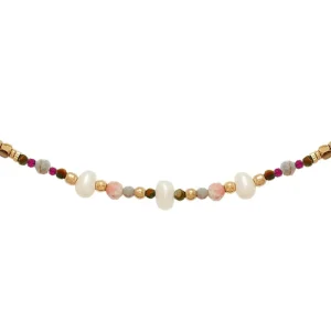 Siloé Collier multi perles naturelles (rose) New