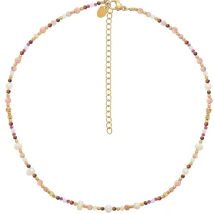 Siloé Collier multi perles naturelles (rose) New
