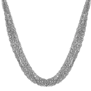 Siloé Collier multi torsades (argent) Fashion