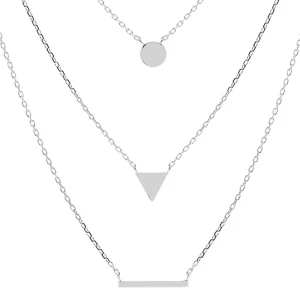 By Jollia Collier multi-chaînes Imagine (argent) Sale