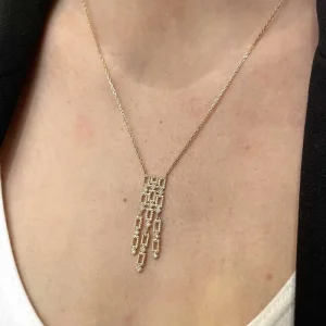 By Jollia Collier pendentif Maya (plaqué or) Clearance