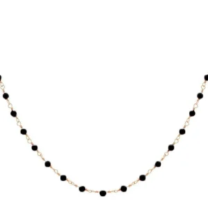 Siloé Collier perles fines noires (doré) New