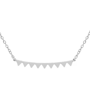 Zag Bijoux Collier Pics (argent) Fashion