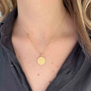 By Jollia Collier signe astro Lion (plaqué or) Online