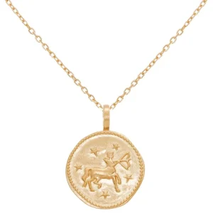By Jollia Collier signe astro Sagittaire (plaqué or) Online