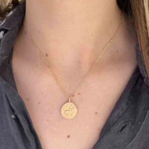 By Jollia Collier signe astro Sagittaire (plaqué or) Online