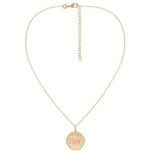 By Jollia Collier signe astro Taureau (plaqué or) Online