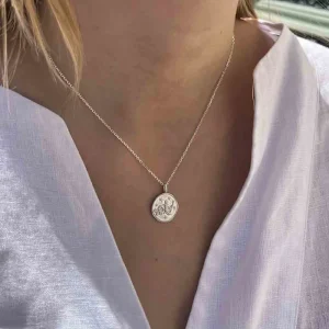 By Jollia Collier signe astro Verseau (argent) Discount