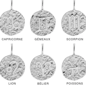 By Jollia Collier signe astrologique Gémeaux (argent) Hot