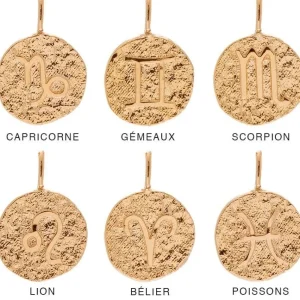 By Jollia Collier signe astrologique Cancer (plaqué or) Discount