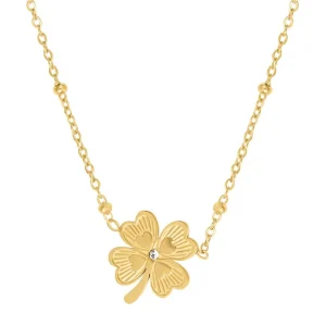 Siloé Collier simple trèfle Discount