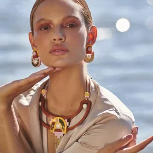 Gissa Bicalho Collier Tikal Terracotta Outlet