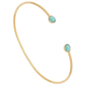 Viadoli Jonc ouvert pierres (amazonite) Online