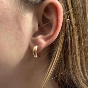 By Jollia Mini boucles créoles lisses Best