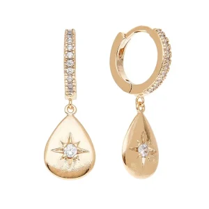 By Jollia Mini créole gouttes et étoiles (plaqué or) Hot