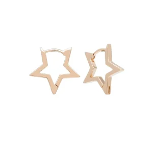 By Jollia Mini créoles étoile (plaqué or) Clearance