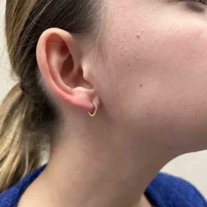 By Jollia Mini créoles zircons (plaqué or) Hot