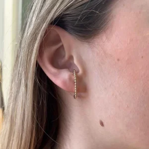 By Jollia Mono-boucle billes (plaqué or) Sale